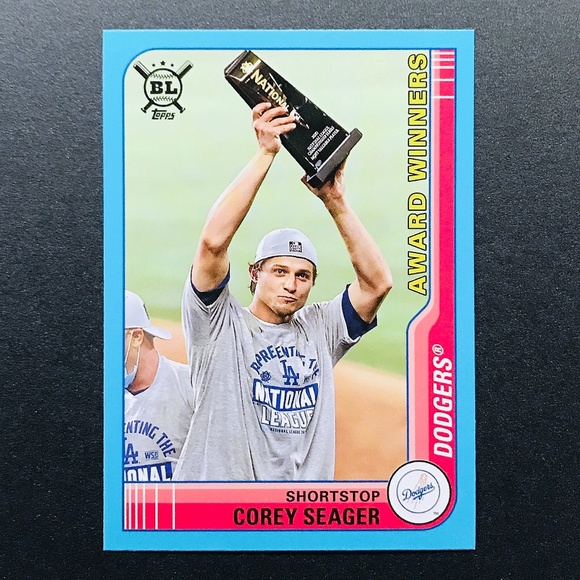 Corey Seager - 2021 Topps Big League AW Blue #283 - Picture 1 of 2